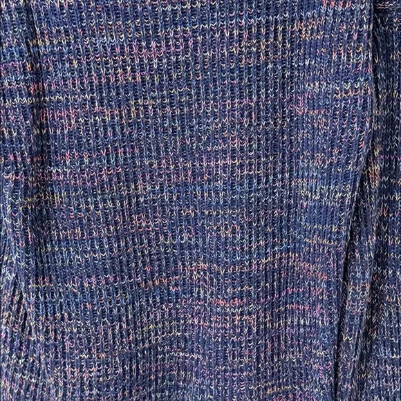 GAP 100% Cotton Rollneck Shaker Sweater Northern Lights Multicolor Small - Picture 5 of 6
